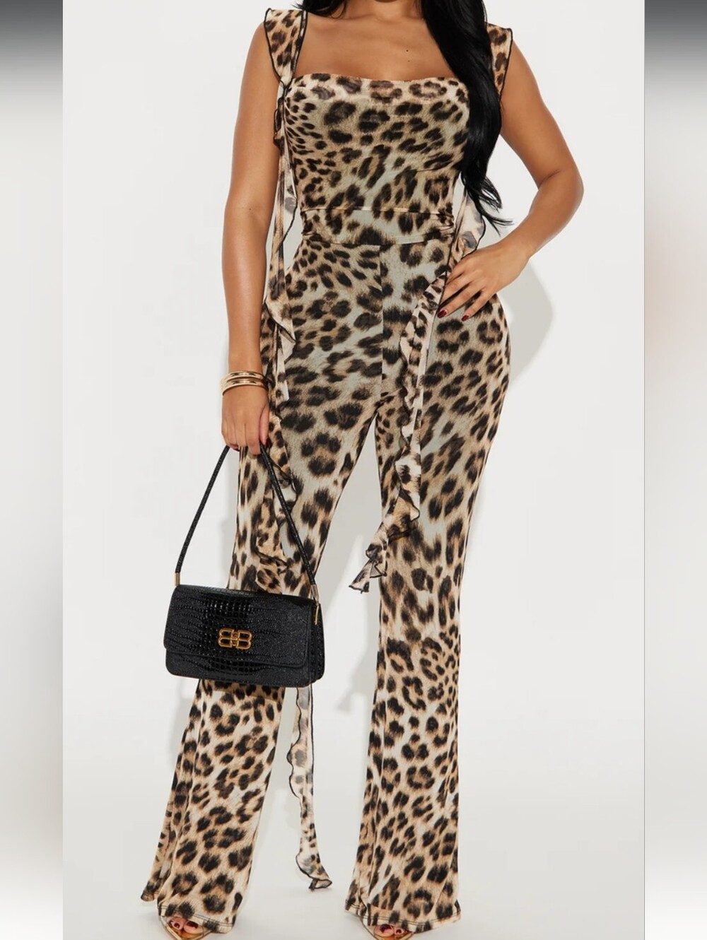 Leopard Print Jumpsuit